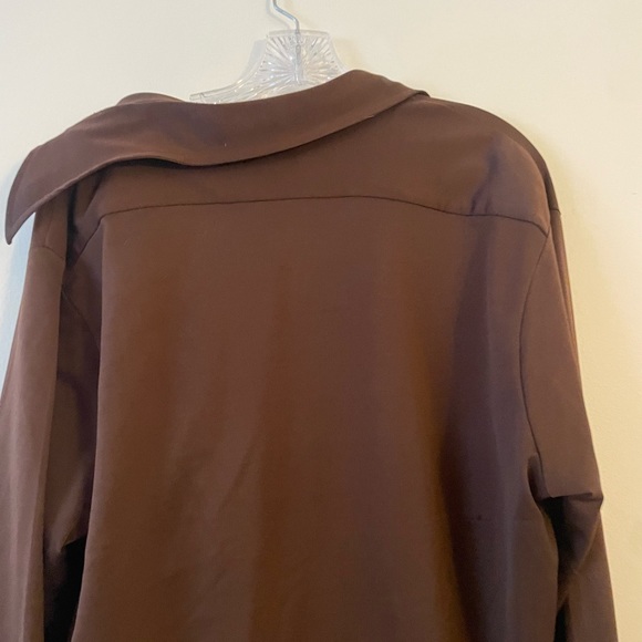 Chocolate Brown men’s vintage button-down - Picture 5 of 5